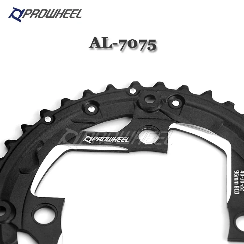 PROWHEEL MTB Chainring 64/96/104BCD Mountain Bicycle Chainwheel 22T 24T 30T 32T 40T 42T 44T Sprocket Steel Alloy Bike Part - view 6