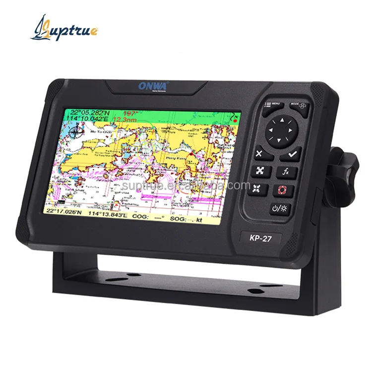 Suptrue New ONWA KP-27 Series GPS Chart Plotter Built-in  Class B AIS Transponder Marine Electronics Navigation