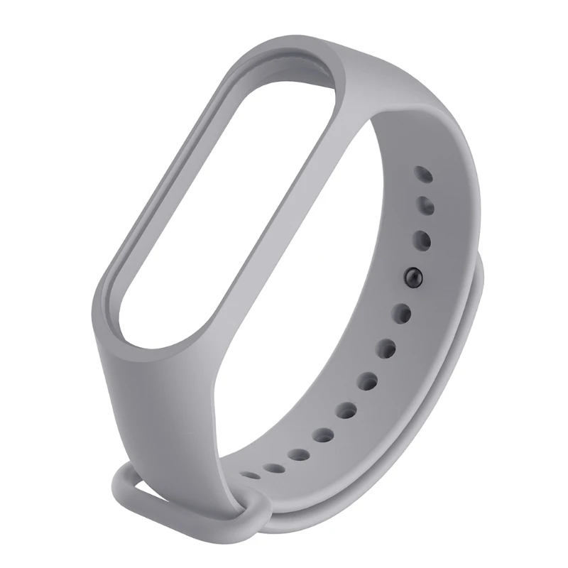 Bracelet de rechange en silicone pour Mi Band 3 et 4, durable, résistant à la transpiration, réglable, bracelets de montre intelligents