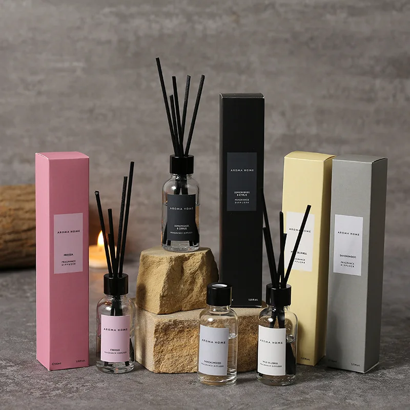 

Premium Mini Reed Diffuser No Flame Natural Essential Oil Perfect for Bedroom Living Room Aromatherapy Aroma