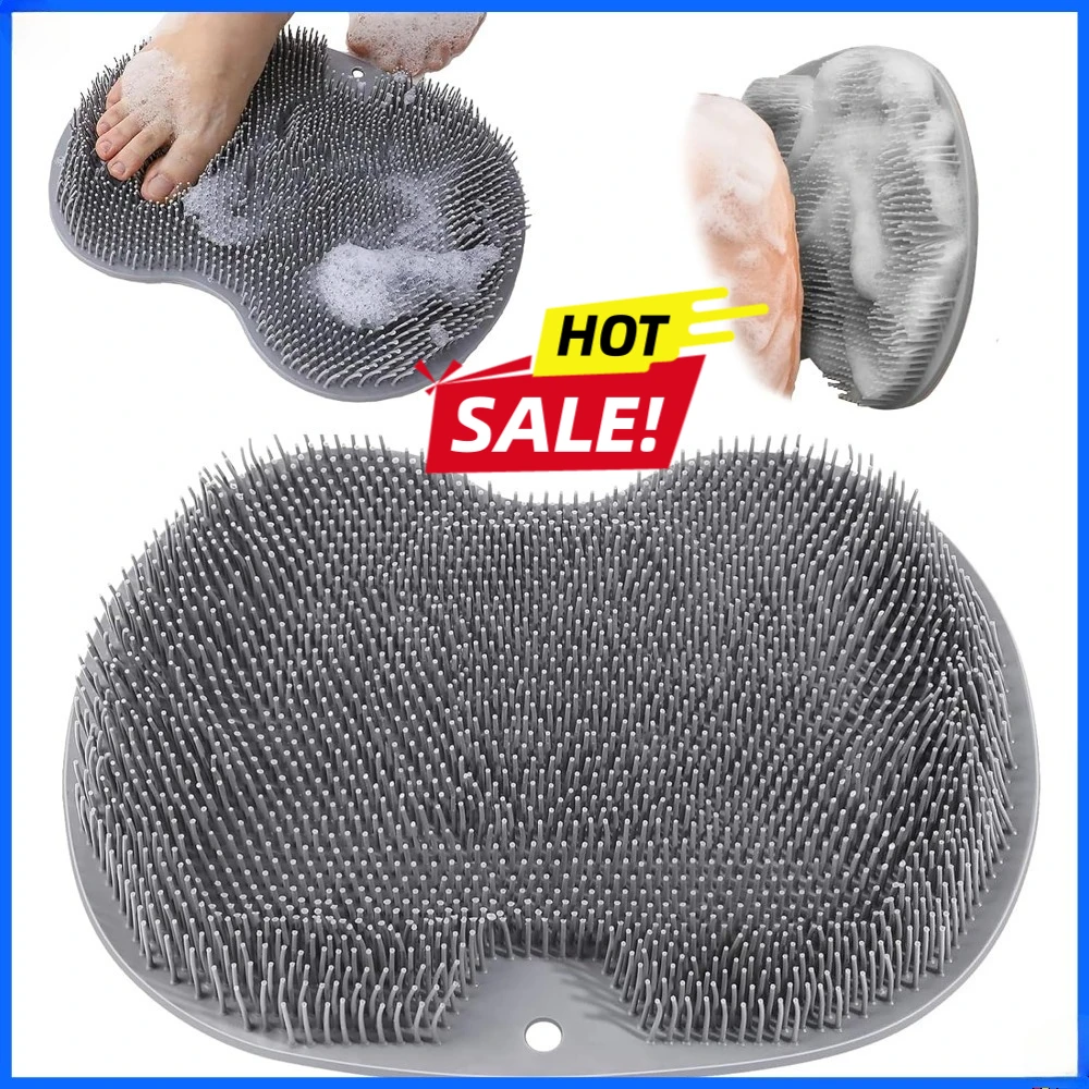 

Массажная подушка для душа, настенная, с нескользящими присосками для улучшения кровообращения, для мытья ног и спины.