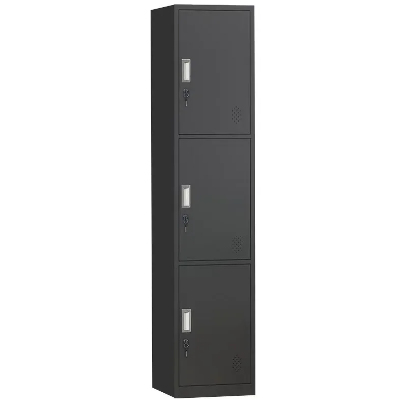 

Modern Versatile Freestanding Steel Wardrobe Metal Storage Locker for Home Office Apartment School Hotel Bathroom Use