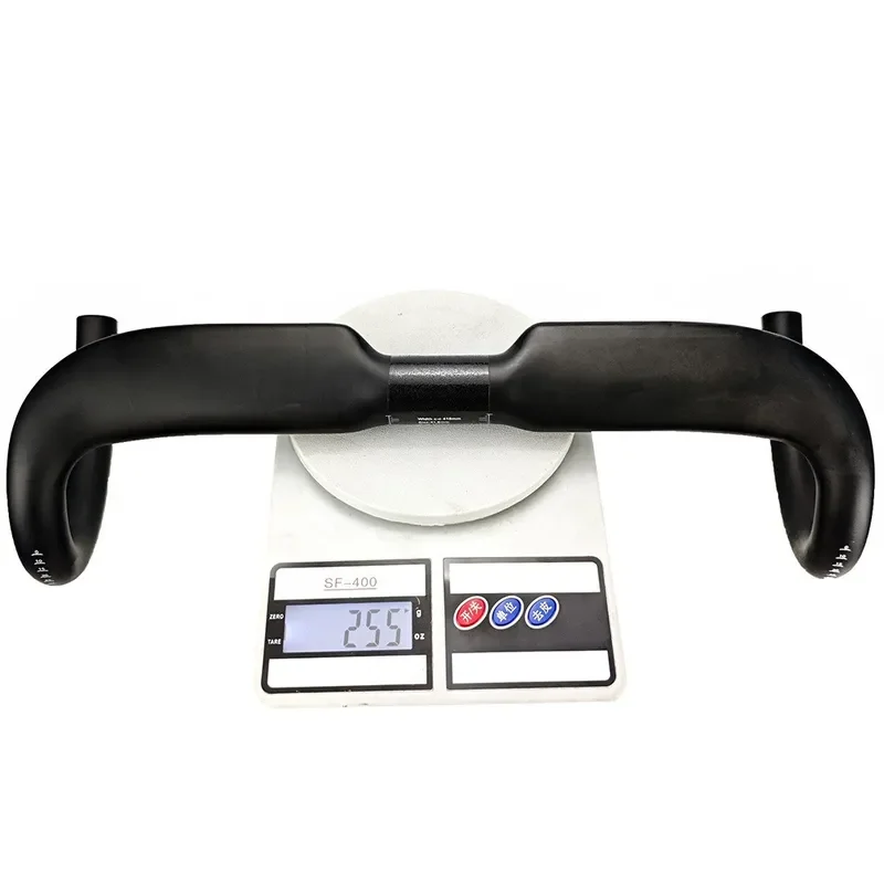 Full Internal Tracking Professional Competition Grade Full Carbon Fiber Handlebar Road Bike Handlebar Black