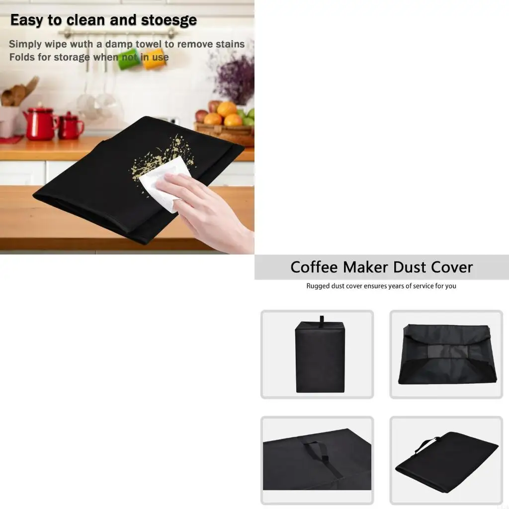 L43A Scratch Resistant Oxford Cover Universal for Coffee Maker Air Fryers Dust Cover