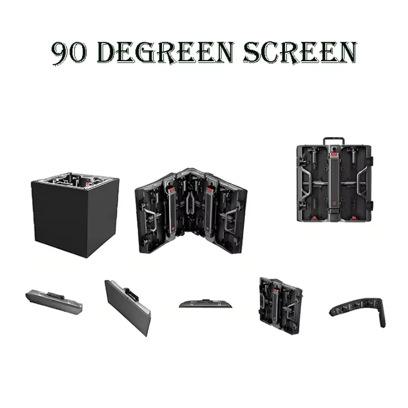 High Definition P2.604 Indoor Advertising Cube LED Display Screen Customizable Sizes