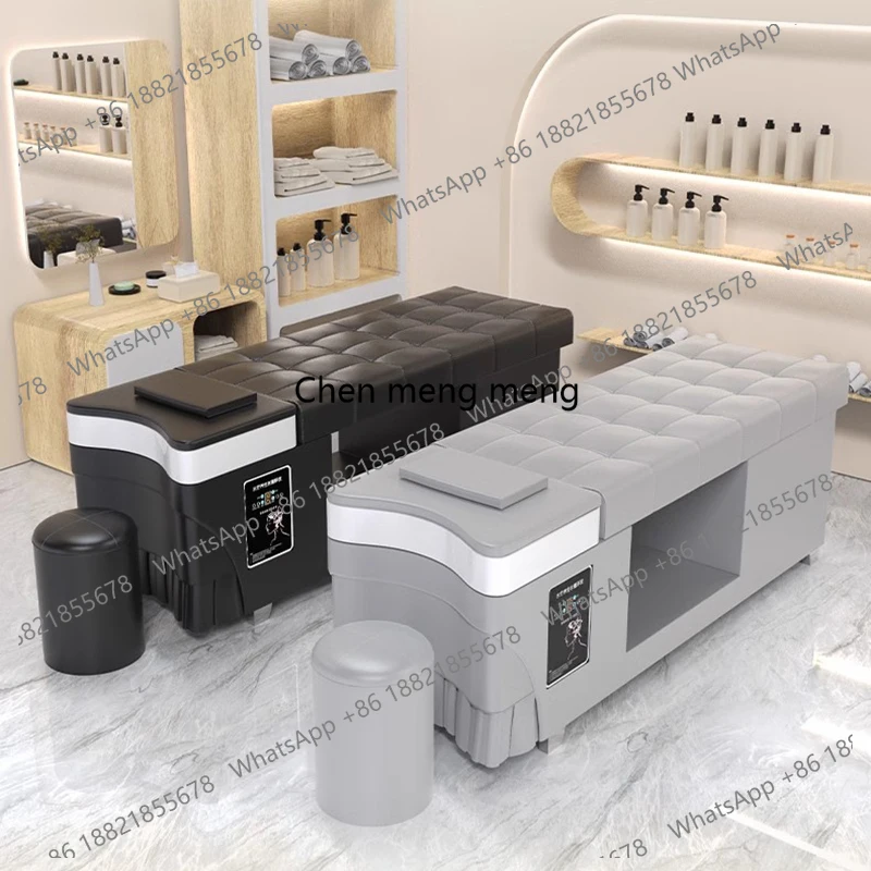 

Nordic Constant Temperature Water Cycle Shampoo Chairs Thai Style Head Spa Massage Shampoo Bed Shower Salon Furniture Silla