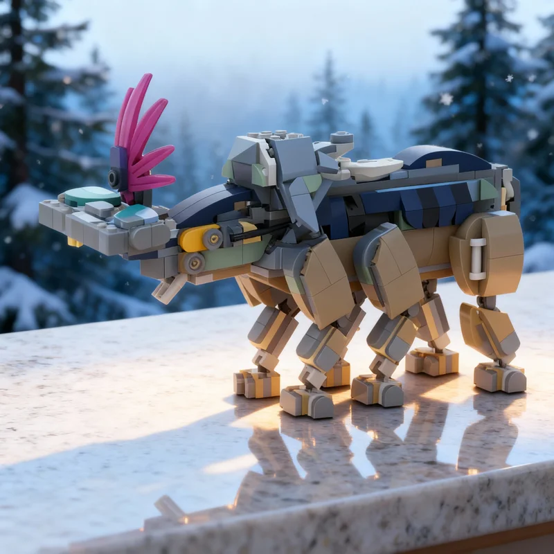 

946pcs MOC Hammerhead Titanothere From Avatar Model Building Blocks Creative Display Gift Collectible Decor Kids Premium Adult