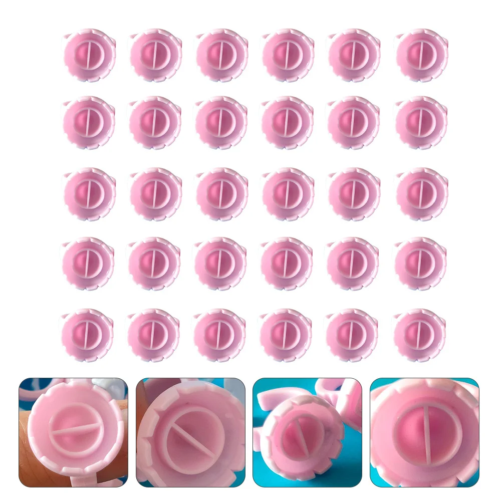 100 قطعة كأس تطعيم رمش المهنية رمش تمديد العرض لتطبيق الرموش كاذبة غرامة براعة مزيل ماكياج #2