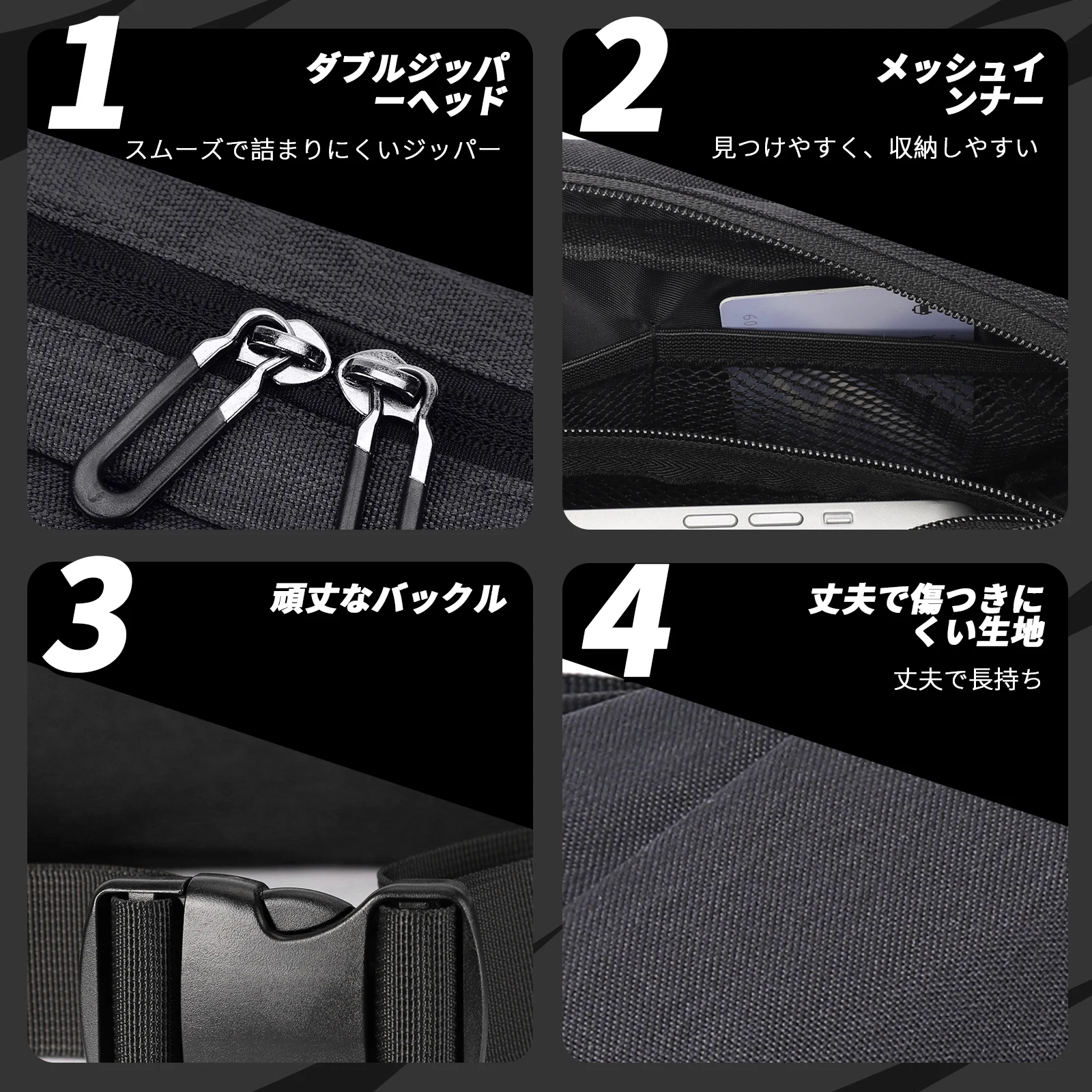 男性と女性のための防水ファニーパック,調節可能なストラップ付きウエストバッグ,クロスオーバーボディバッグ,旅行,スポーツ,ランニング,ファッション