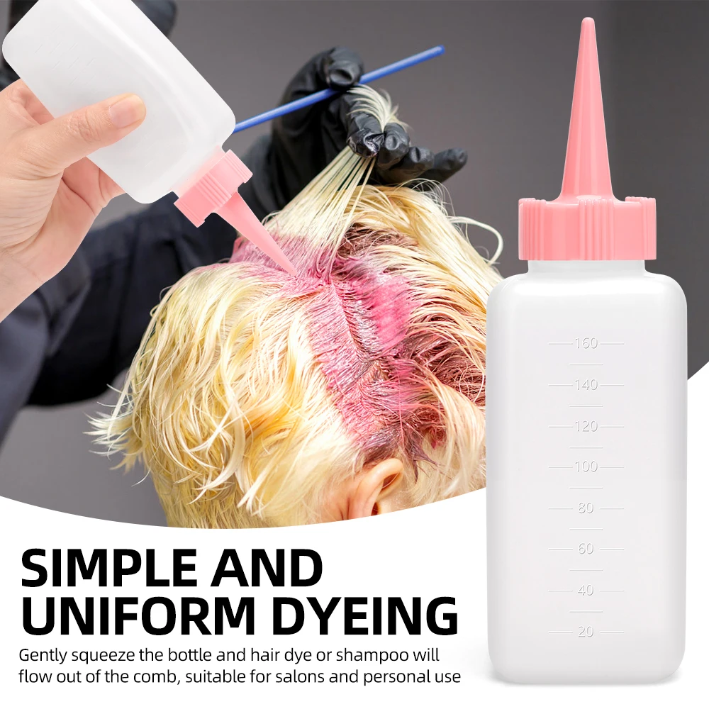 New Salon Hair Oil Applicator Pro Color Bottle For Home Barbershop Hairdressing Dyeing Bottles Hairdresser Styling Supplies