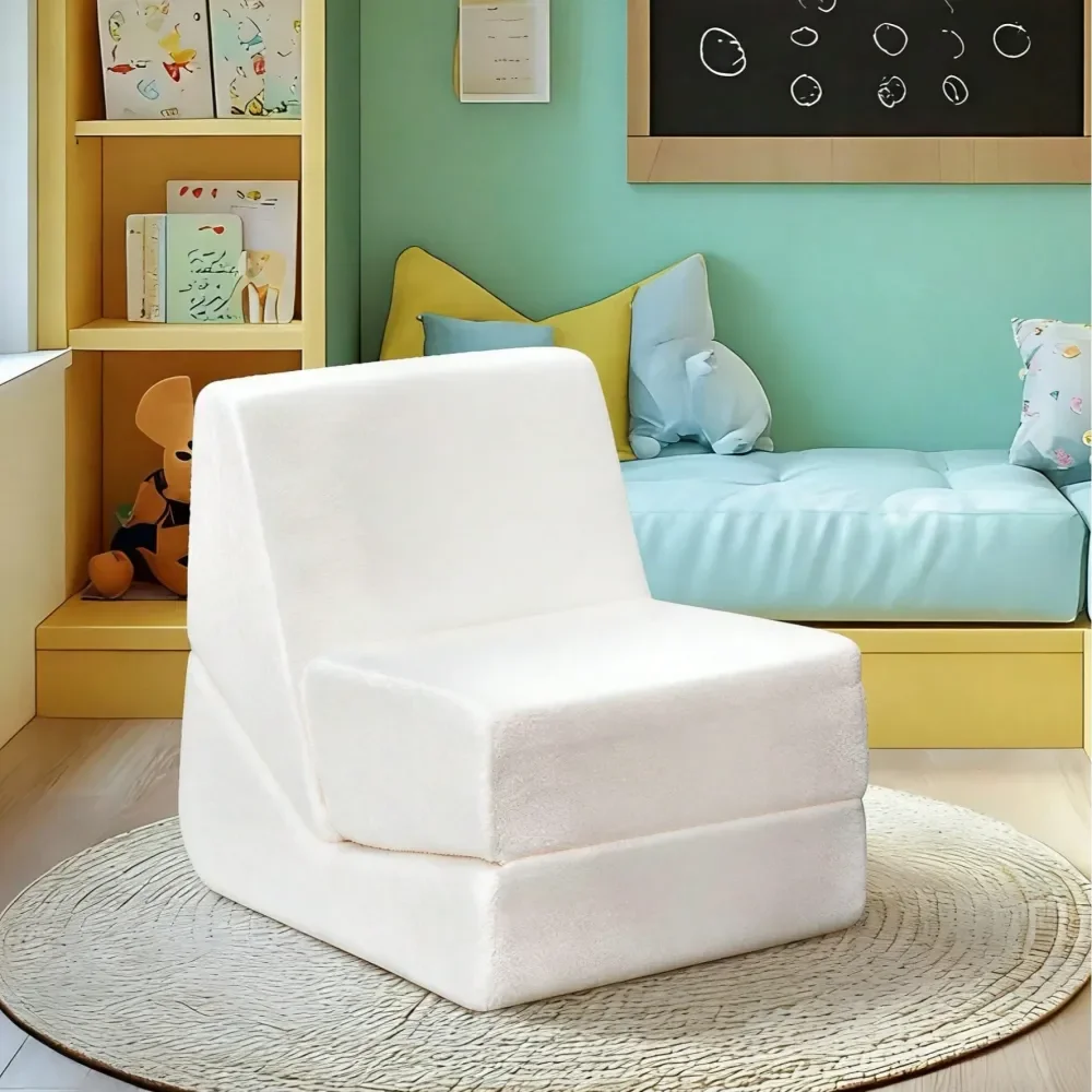 

In 1 Folding Sofa Chair For Kids, Convertible Sofa To Lounger For Girls And Boys