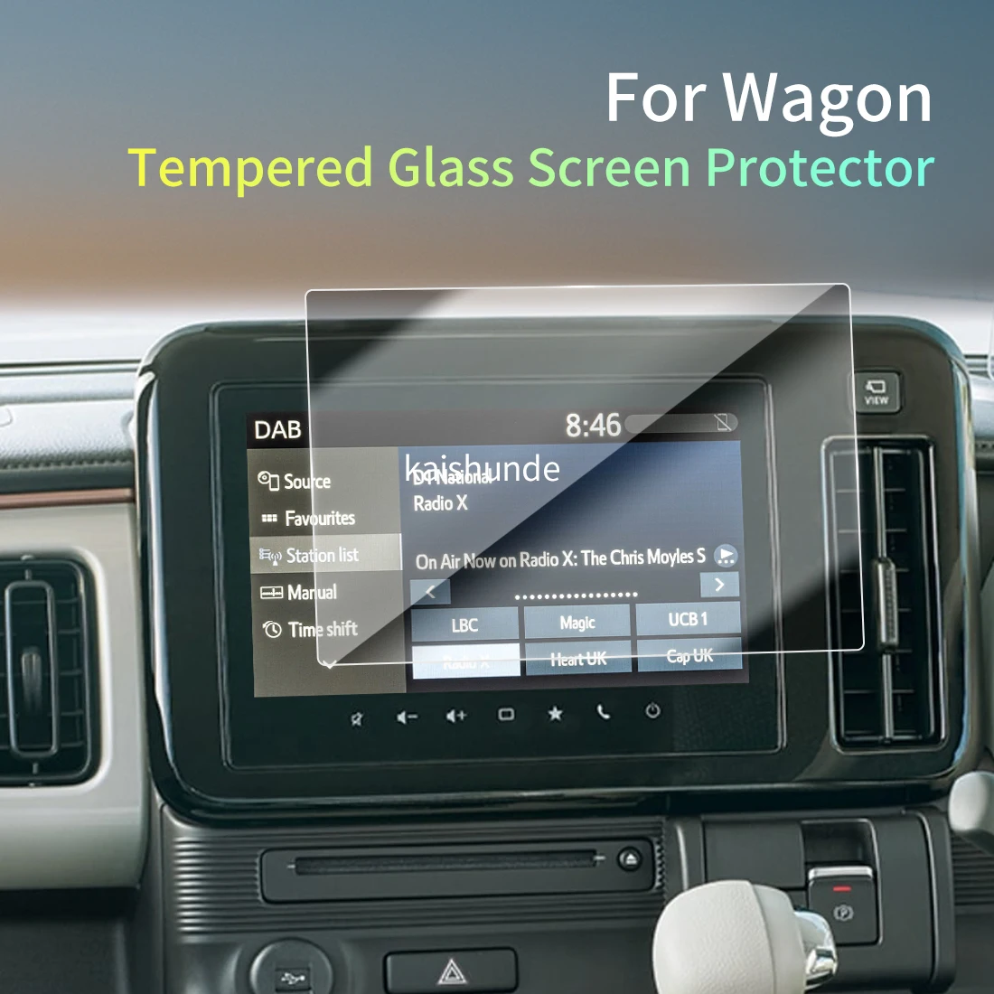 Car Stickers Meters Protector For 26 Nissan Wagon RHD  Tempered Glass Protective Film Display Navigation Vehicle