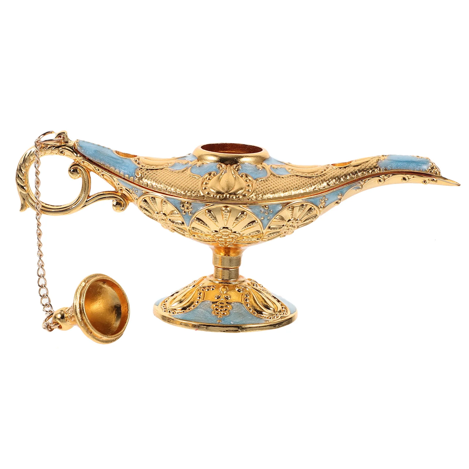 مصباح كلاسيكي زخرفة سطح المكتب ديكور للمنزل حفلة ديكور الإضاءة المعادن منحوتة الرجعية نمط هدية حفل زفاف