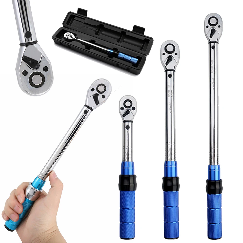 

Torque Wrench 5-210n.m 1/2'' 3/8'' 1/4'' Square Drive 72 Teeth Ratchet Torques Key Spanner For Car Bicycle Automotive Hand Tools