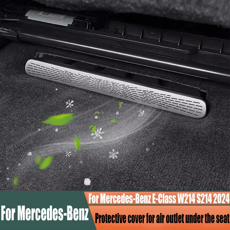 

Protective cover for air outlet under the seat car interior decoration accessories For Mercedes-Benz E-Class W214 S214 2024