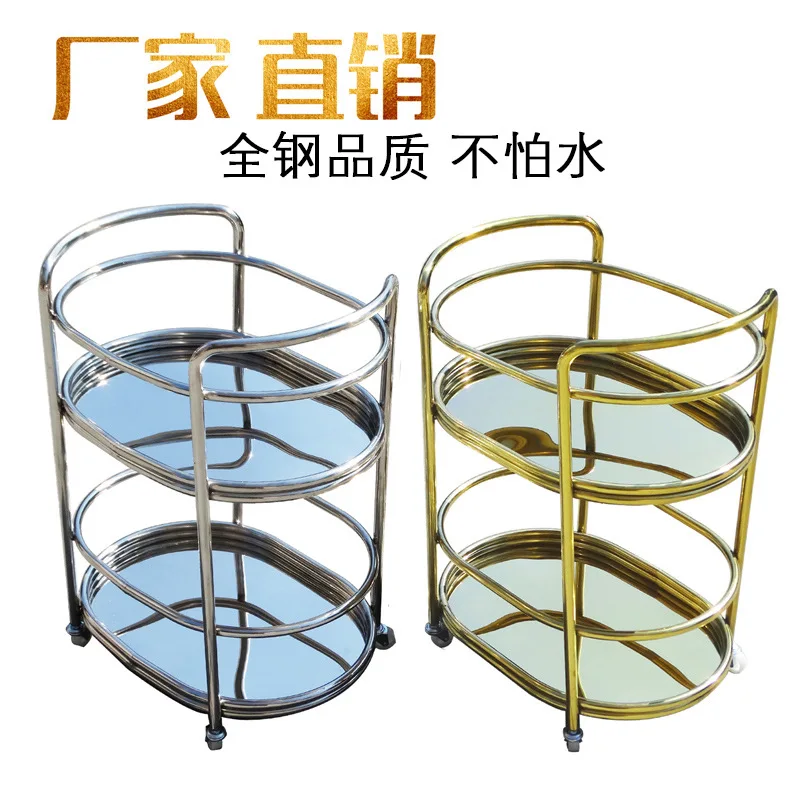 

Мобильная тележка для напитков и еды из массива дерева для ресторанов и отелей, простая, элегантная, круглая/овальная