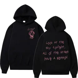 Sudadera con capucha de concierto de Rapper Lil Peep Tour para hombre, jersey de moda Hip Hop, sudadera Unisex, ropa de calle gótica informal de manga larga con capucha