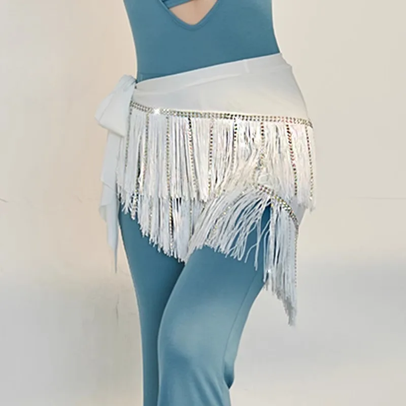 

Customized Belly Dance Belt Waist Chain Waist Scarf Triangle Scarf Diamond Tassel Hip Scarf Belly Dance Costume Tassel Skirt