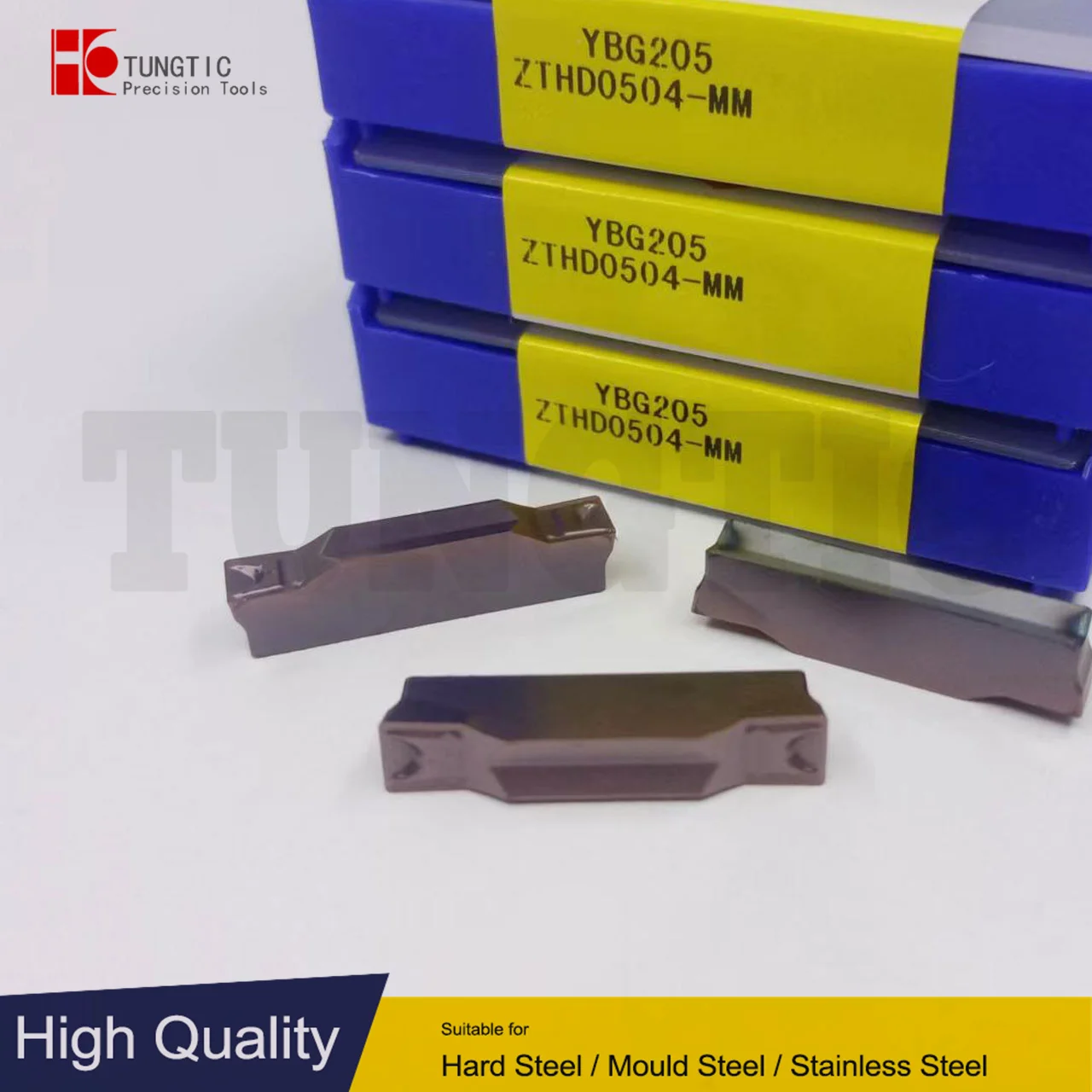 

ZTHD0504-MM YB9320 YBG205 General Turning Parting Grooving Inserts Carbide Cutter For Cast Iron