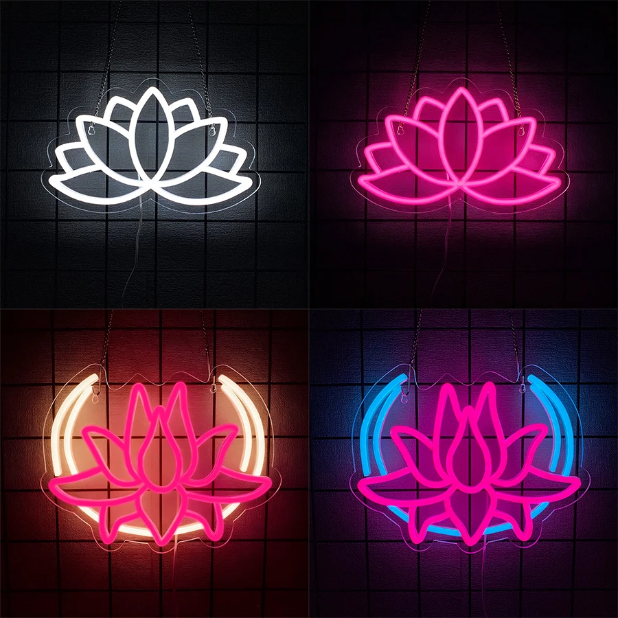 Pilates Yoga Room - Letrero de Neón LED con Diseño