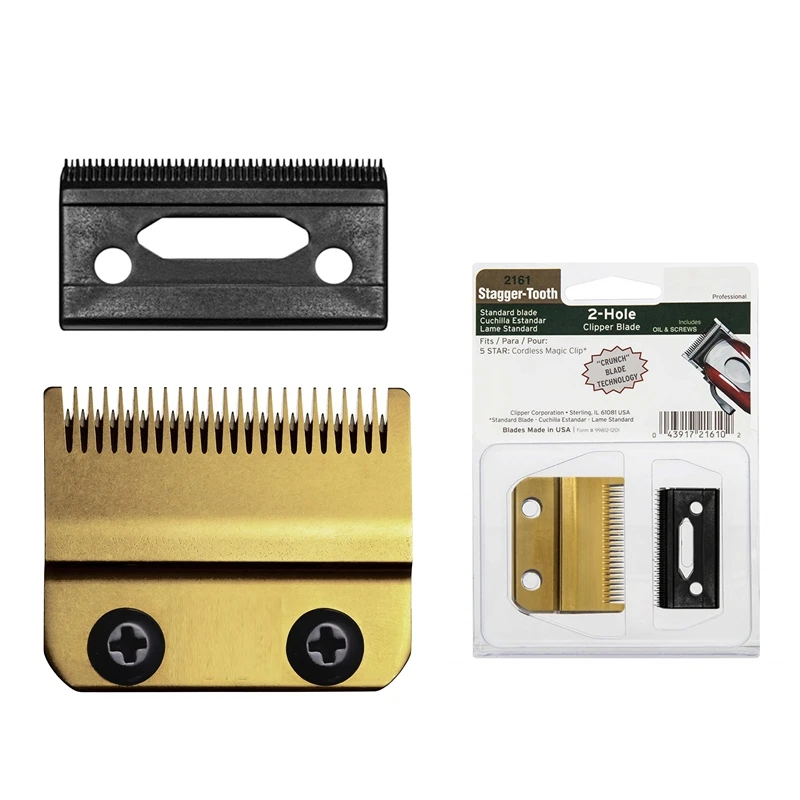 

Stagger Tooth Professional Replacement Clipper Blade For Wahl 5 Star Cordless Magic Clip 8148,Senior,Super Taper Hair Clippers