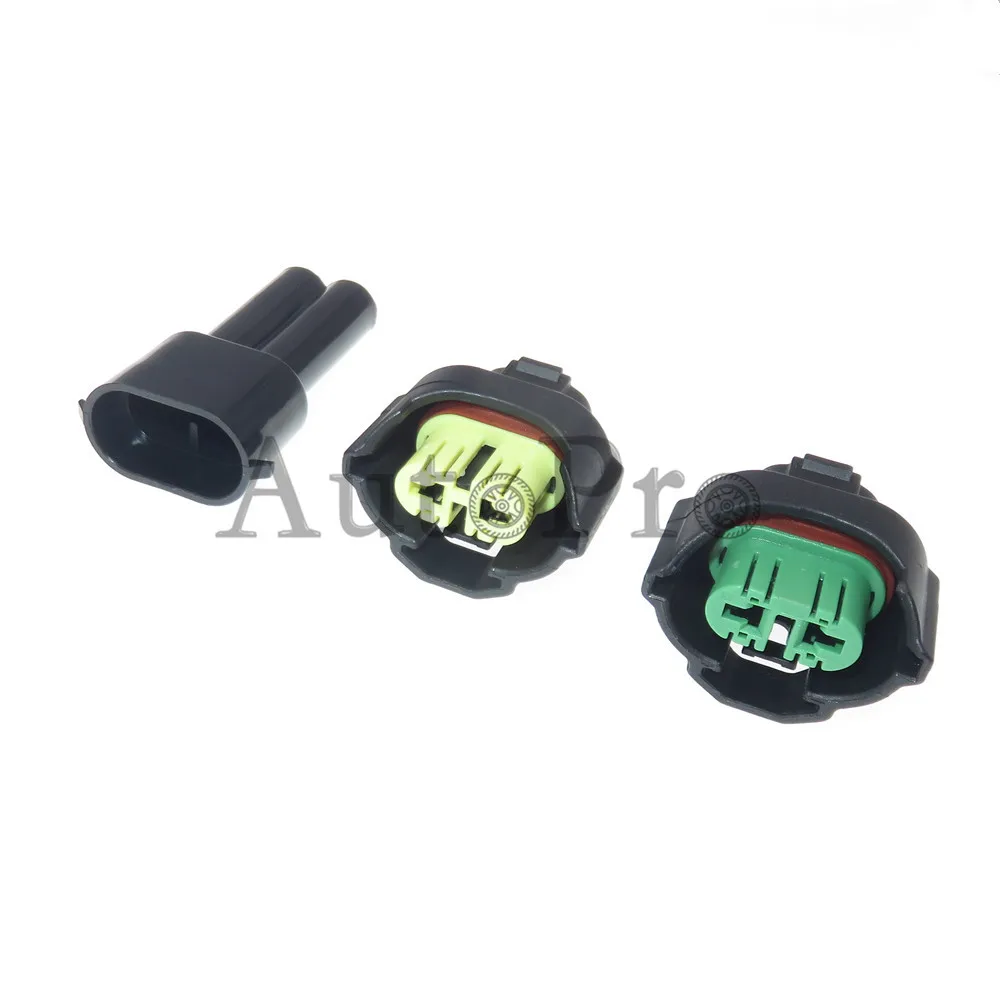 1 Set 2 Hole 6189-0935 AC Assembly Auto Fog Lamp Socket Car Waterproof Plug Equivalent For Japanese IAT MAT Applications Mazda