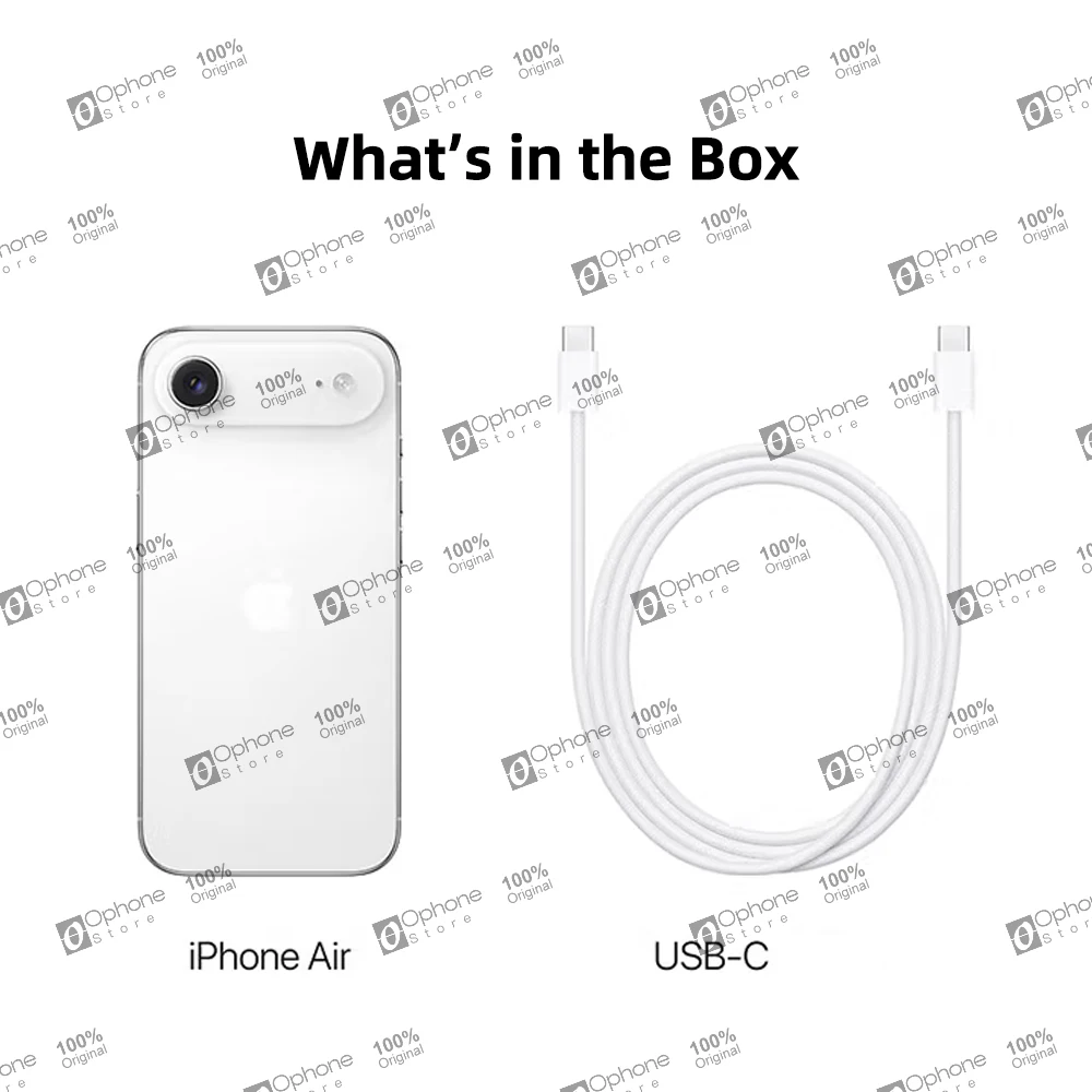 هاتف iPhone Air الذكي الجديد A19 Pro 5.6 ملم رفيع 120 هرتز 6.5 بوصة شاشة XDR كاميرا أمامية 18 ميجابكسل كاميرا رئيسية 48 ميجابكسل عمر البطارية طوال اليوم