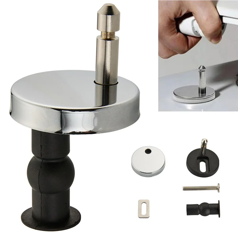 

2pcs Toilet Lid Top Fixing Hinge Stainless Steel Universal Toilet Seat Hinge Soft Release Quick Release Replacement Parts Smell