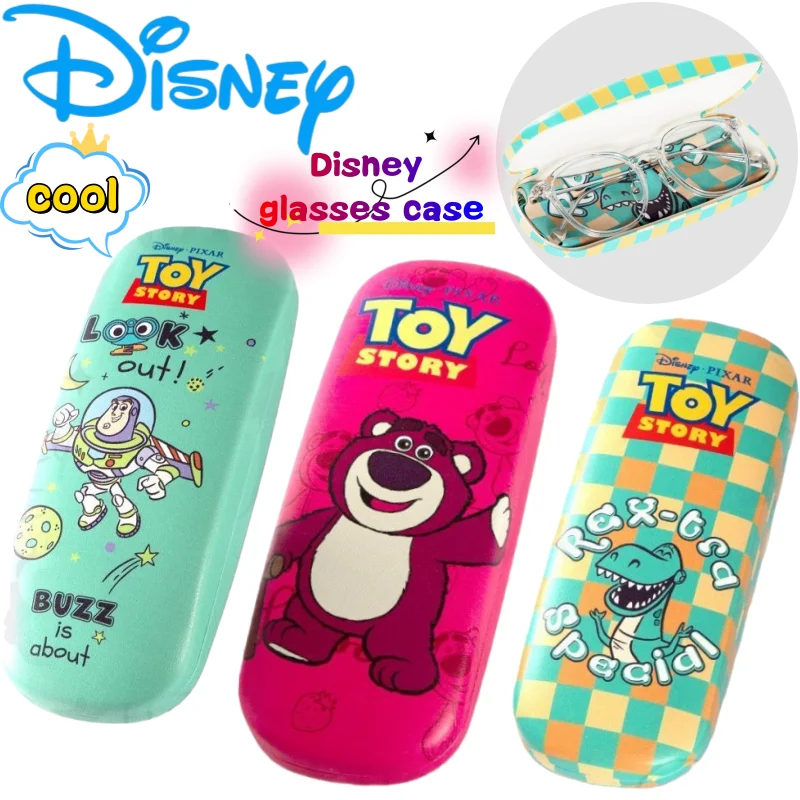 

Чехол для очков Disney Lotso Buzz Lightyear, портативный компрессионный ящик для хранения с ярким цветовым принтом и мультяшным рисунком для мужчин и женщин