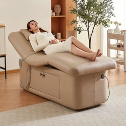 Beauty Salon curved lash Recliner spa Facial Cosmetic Massage table Electric Beauty Bed