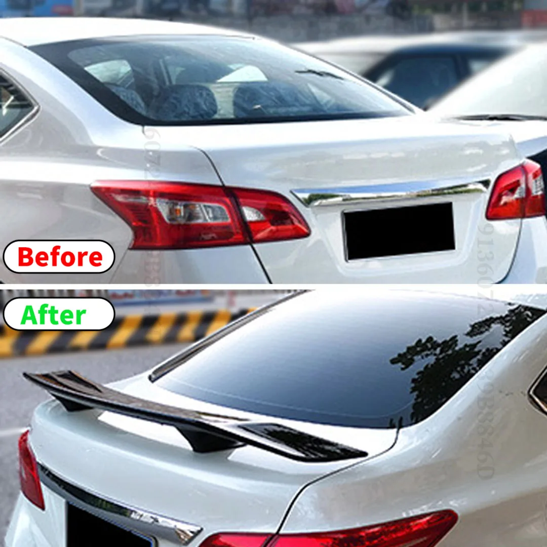 GT Style Universal Spoiler For 99% Sedan Cars like BMW Toyota Honda Civic Rear Wing Body Kit Air Deflector Tuning Airfoil Trim