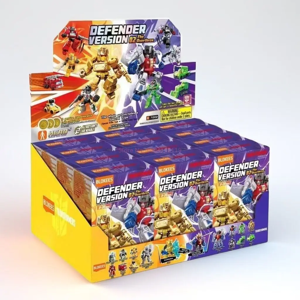 Nieuwe Blokees Transformers Blok Defender Versie Wave 2 Optimus Prime Megatron Starscream Bumblebee Robot Kinderen Montage Speelgoed Gift