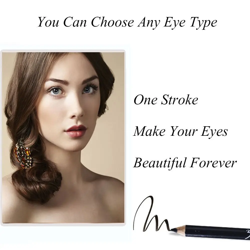 Charming Fashion Wooden Pencil Eyeliner Pen Makeup Women