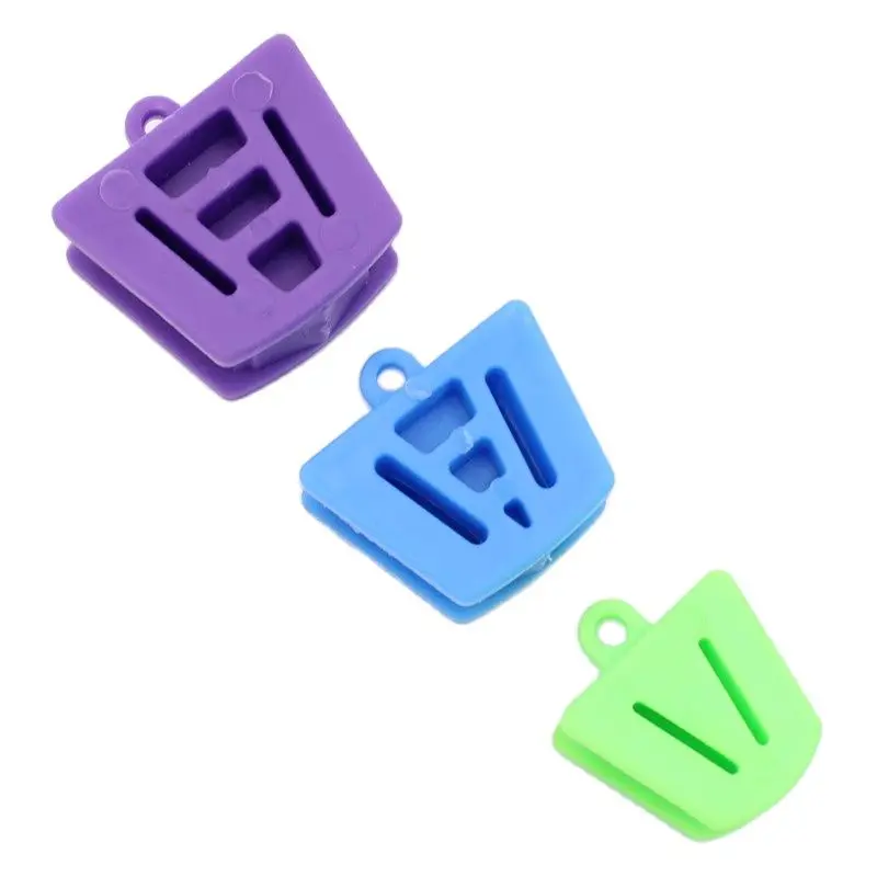 3 Sizes Dental Occlusal Pad Rubber Bite Opener Blocks Mouth Prop Large Medium Small Orthodontic Supplies Dentistry Tools