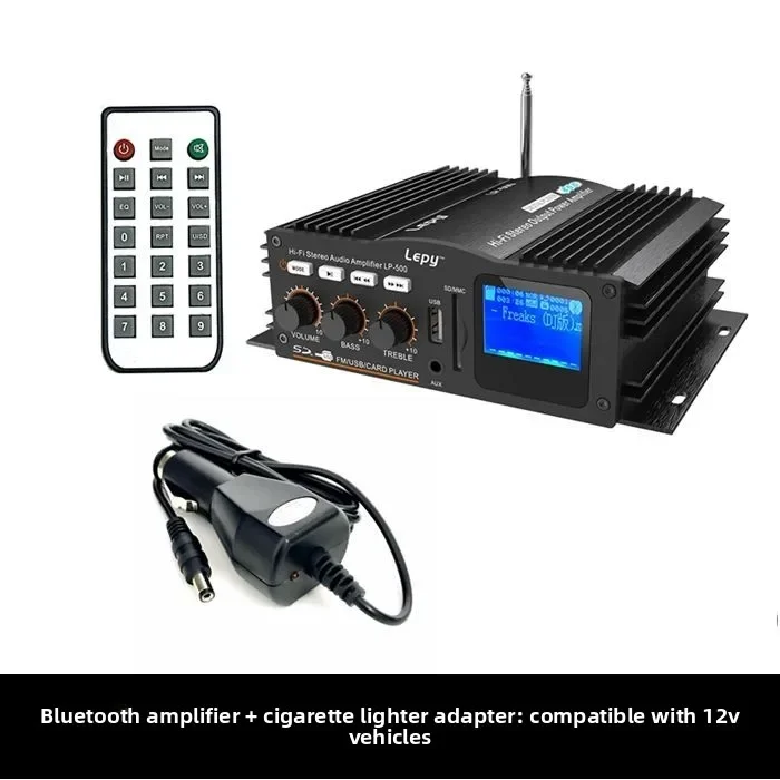 

Стабильный Bluetooth-усилитель высокой мощности с воспроизведением музыки без потерь, отображением текстов песен и LCD-дисплеем LP-500