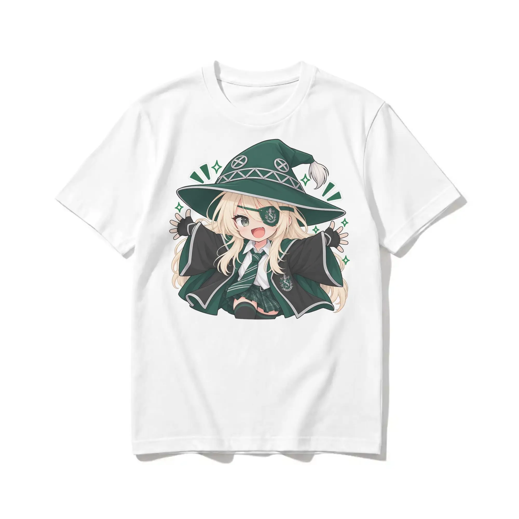Megumin Malfoid  Malfumin mini  T-Shirts for Men Women Novelty Pure Cotton Tee Shirt O Neck Short Sleeve T Shirt Gift Idea Tops