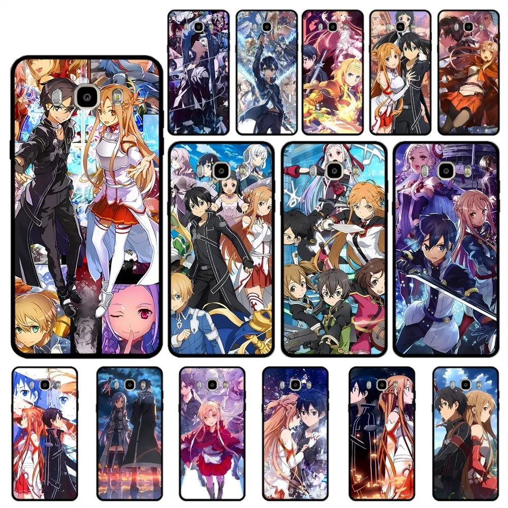 

Sword Art Online Phone Case For Samsung J 7 plus 7core J7 neo J6 plus prime J6 J4 J5 Mobile Cover