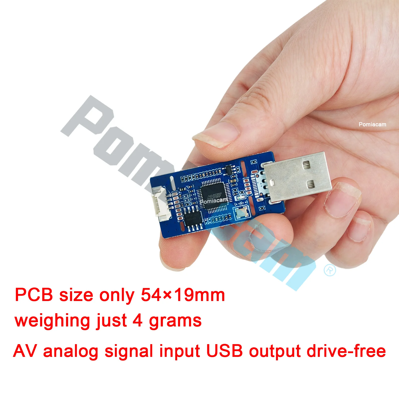Factory wholesale-USB/TYPE-C Output Board CVBS To USB Capture AV CVBS Analog Signal S-VIDEO Signal To Digital Driver-free 1080P