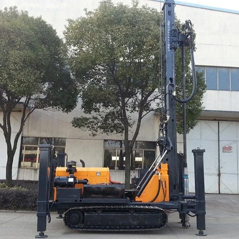 High Speed Deep Water Well Rotary Drilling Rig for Sale  Crawler Depth Rotation Rotary Drilling Rig Water Well Drilling Rig