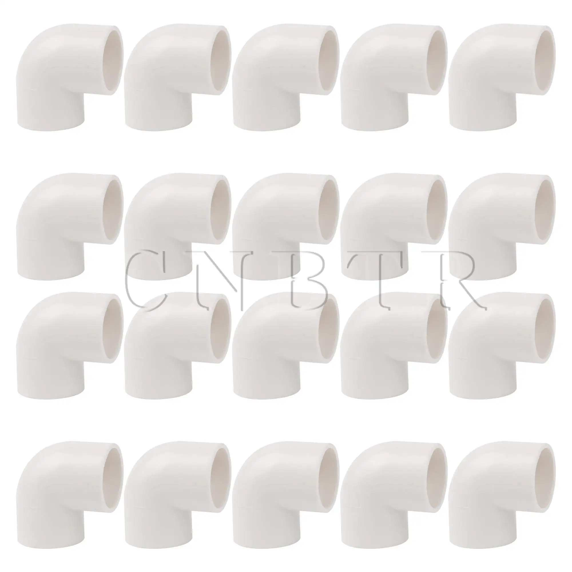 CNBTR 20 Pcs 2 Way Right Angle 3/4