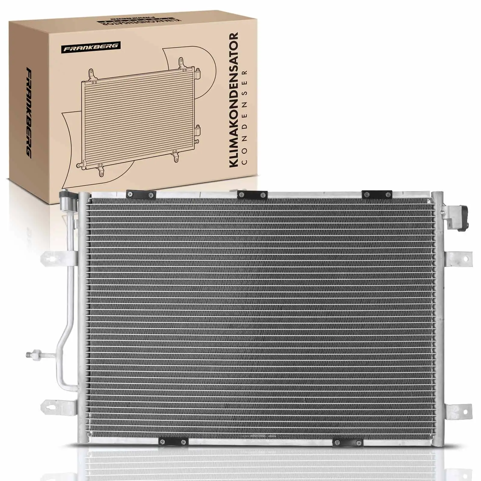 Frankberg 1x Condensator airconditioner voor Audi A4 8E2 B6 Avant 8E5 B6 A6 4B2 C5 Avant 4B5 3.0L 8E02603D CN3160PFC 3160