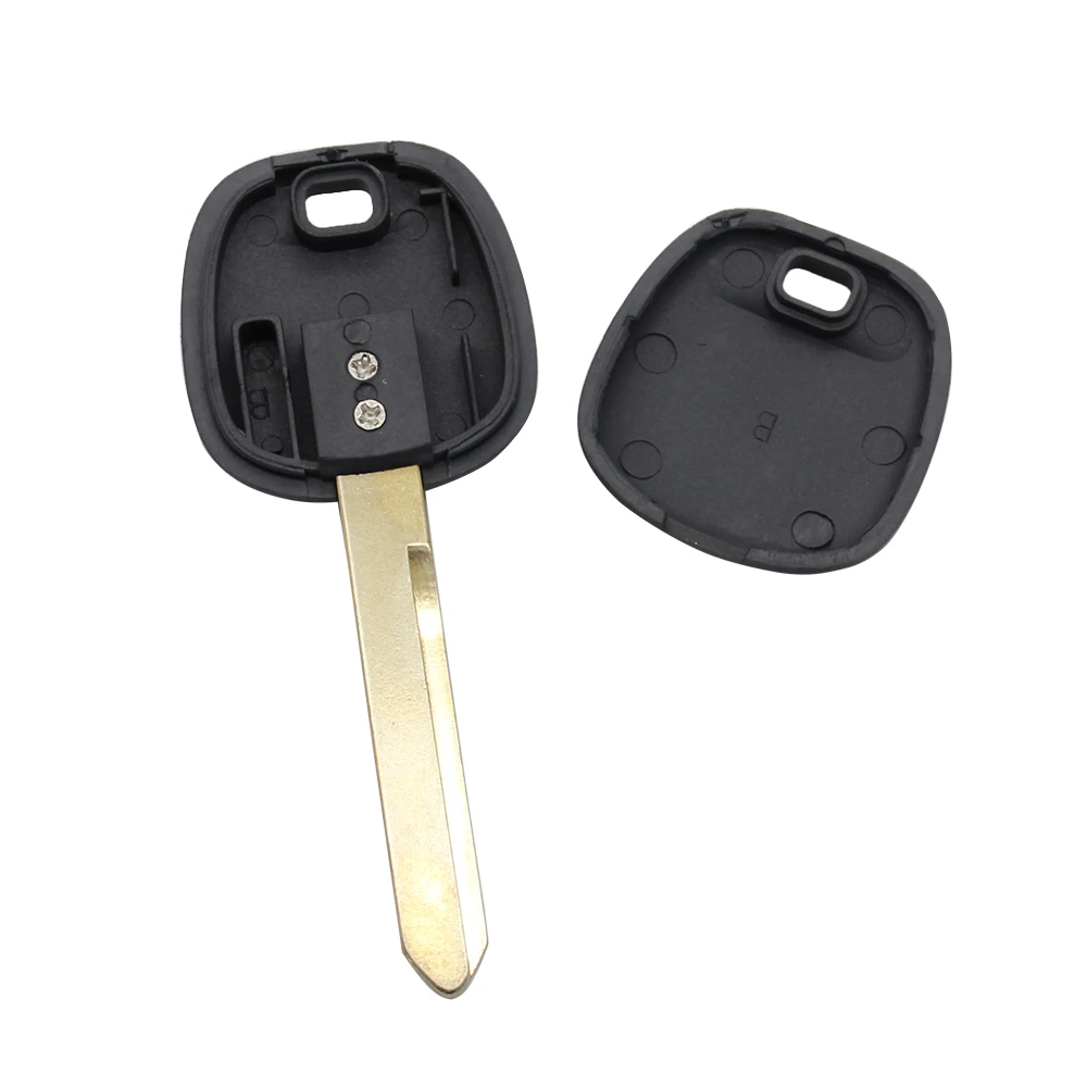 Cocolockey Transponder Ignition Blank Key Shell Case Fob for Toyota Corolla Yaris Avensis with TOY47 Blade No Chip No Logo