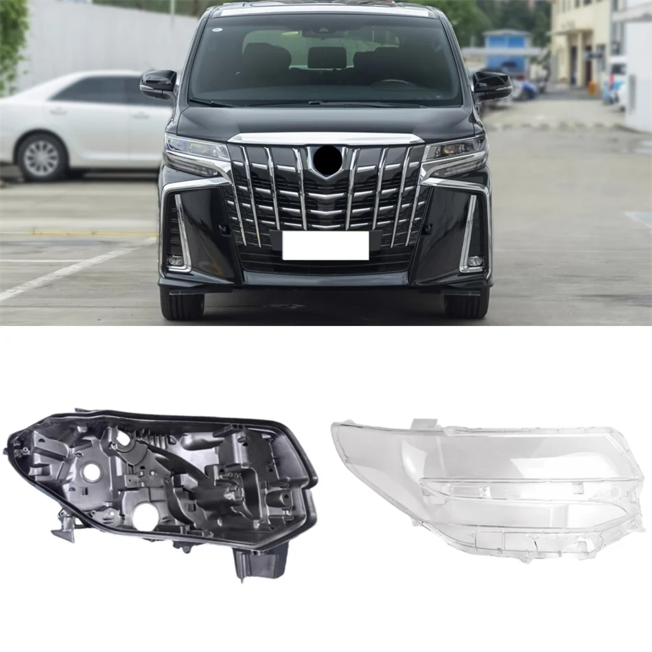 

For Toyota Alphard 2018 2019 2020 2021 Car Accessory Base Head Lamp Shell Headlamp Bracket Head Lampe Cover