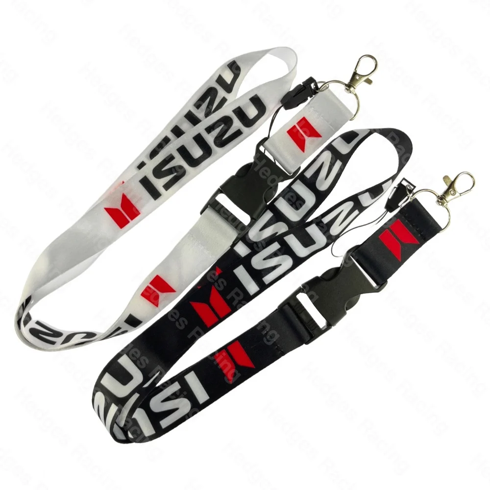 JDM Style ISUZU Car Logo Cellphone Lanyard | Keychain ID Badge Holder | Neck Strap for: RODEO TROOPER VEHICROSS D-MAX Cars SUV