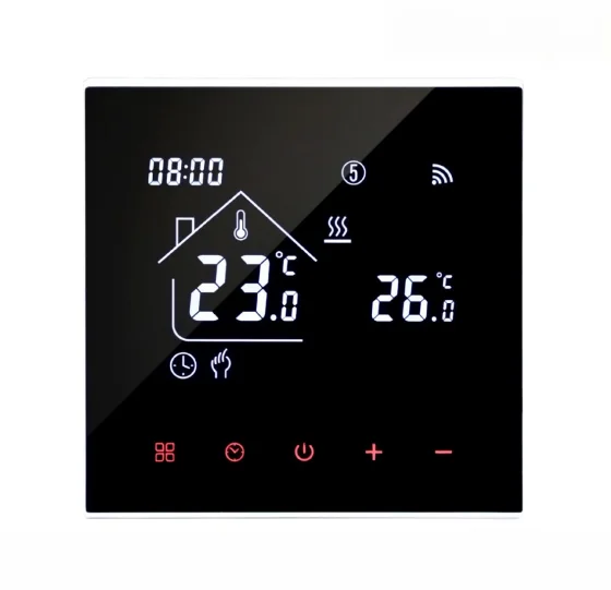 Smart Temperature Remote Controller WiFi Thermostat Voice Control LCD Display Screen Home Decor For Underfloor Heating Device