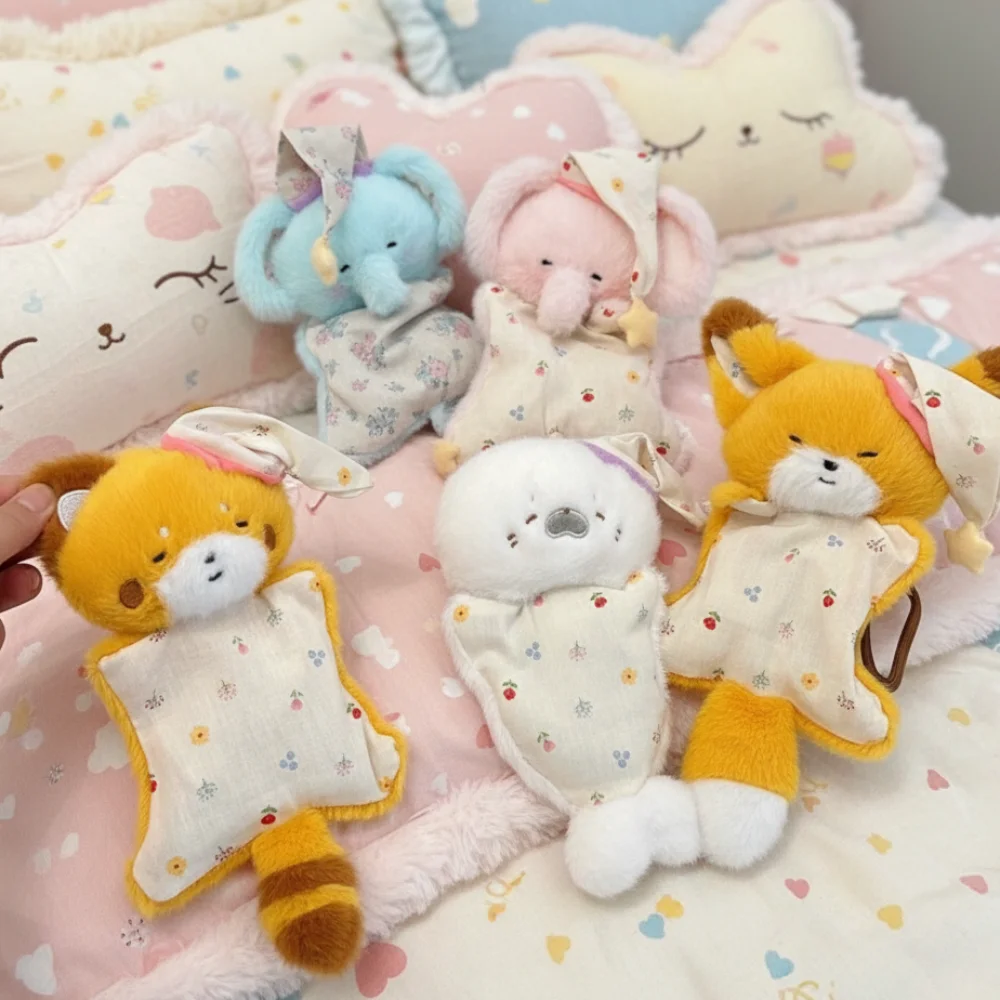 시뮬레이션 코끼리 인형 펜던트 부드러운 플러시 펜던트 백팩 자동차 펜던트 패션 커플 소녀 어린이 선물