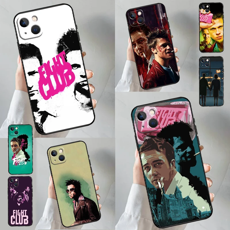 Fight Club Case For iPhone 11 12 13 14 16 15 Pro Max Plus Mini X XR XS Max 7 8 Back Cover