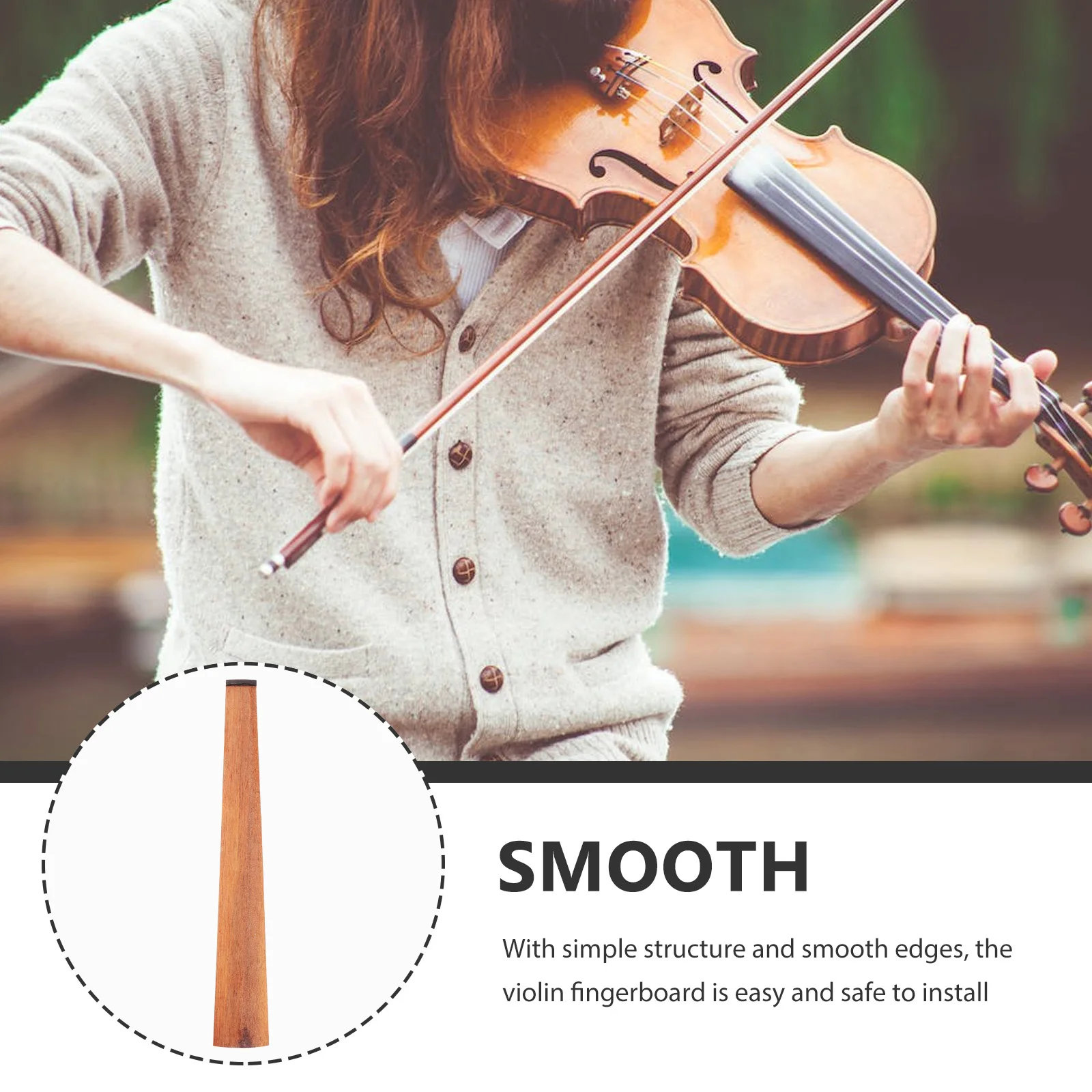 

Redwood Fingerboard Violin Pick-up Replace Accessories Stringed Musical Instrument Fretboard