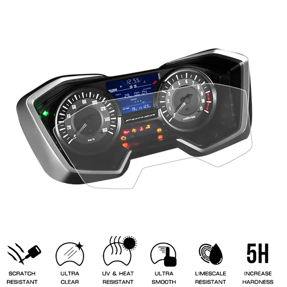 For HONDA FORZA 125/250/300/350 Motorcycle Dashboard Protector Instrument High Definition Film Anti-scrat Cluster Screen