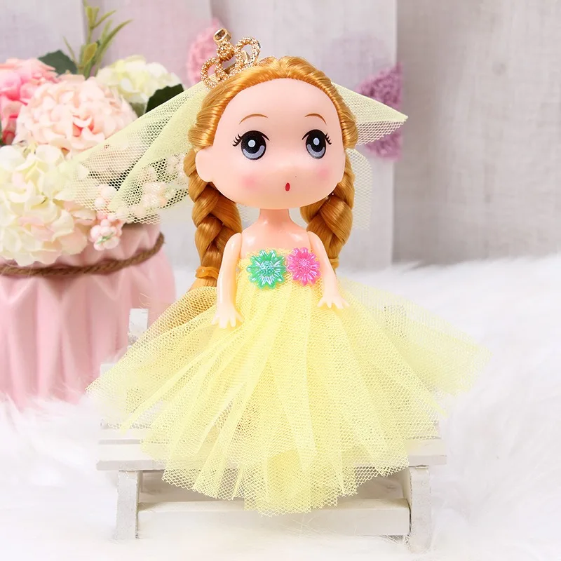 12 سنتيمتر فستان الزفاف المد المستمر الخلط المفاتيح قلادة الأميرة فتاة الإبداعية هدية صغيرة دمية أفخم المفاتيح #2